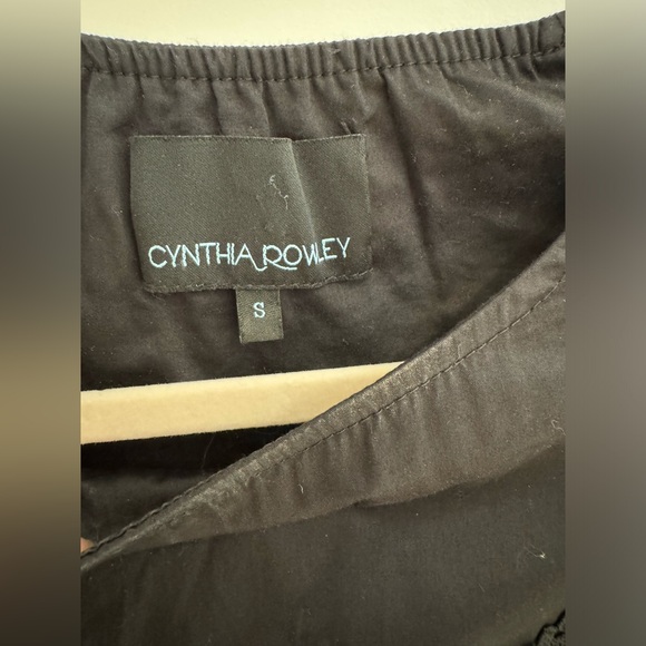 Cynthia Rowley Black Iconic Classic Postcard Dress Size Small - Picture 4 of 4